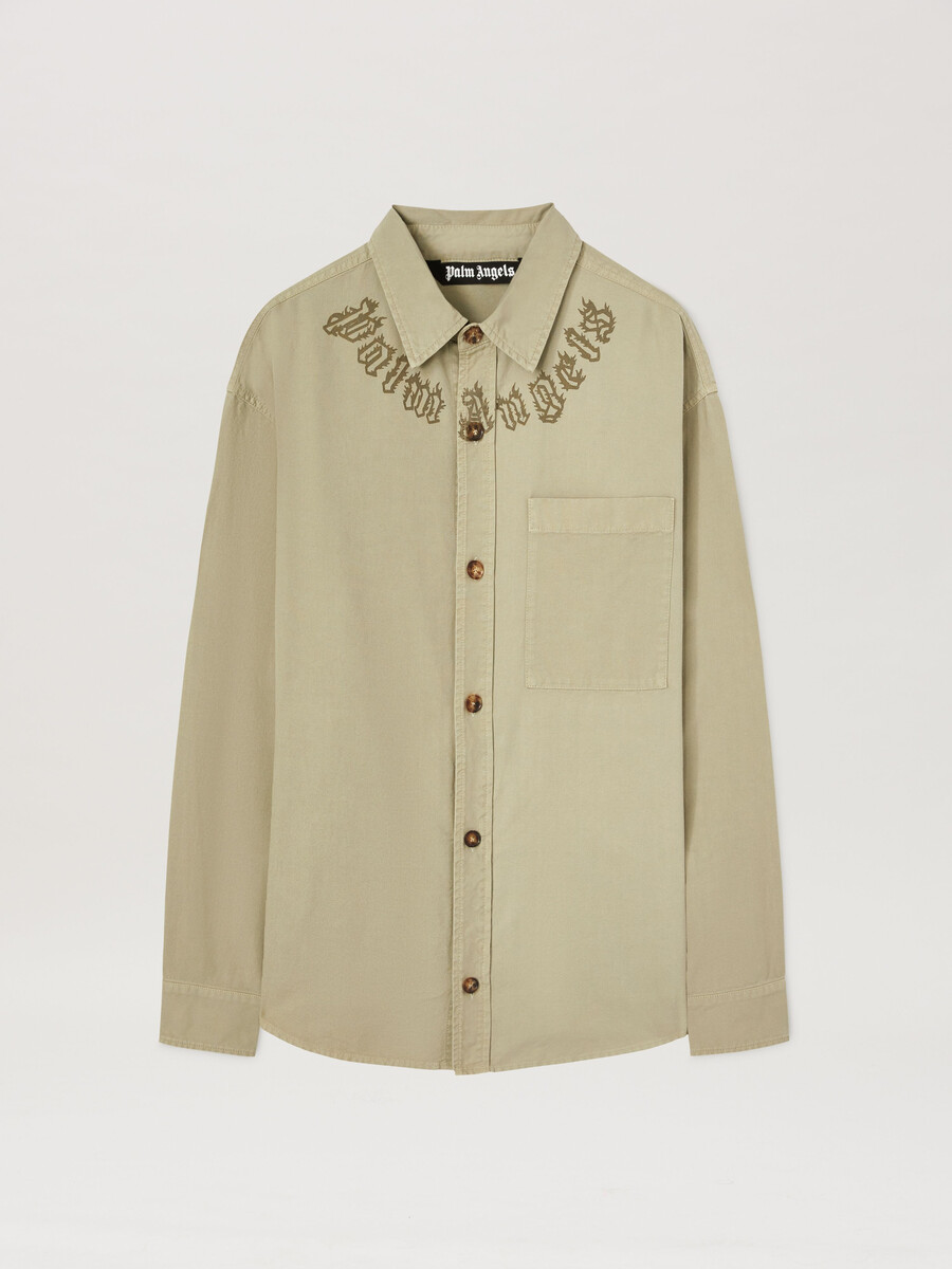 camisa con logo de llama de camel