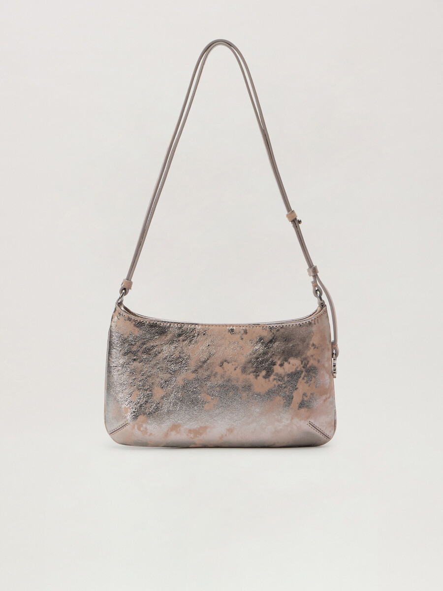 bolso giorgina de piel arrugada