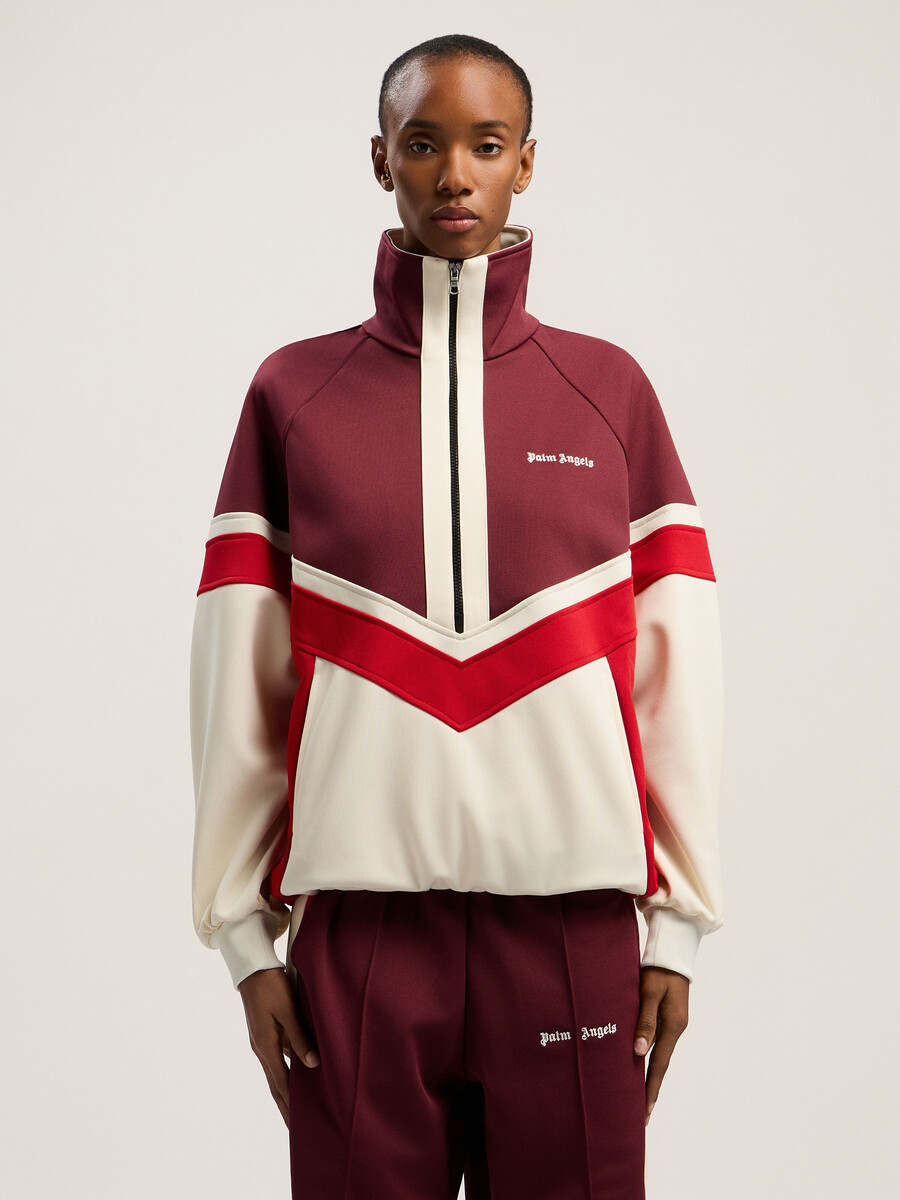 chaqueta deportiva anorak con bloques de color
