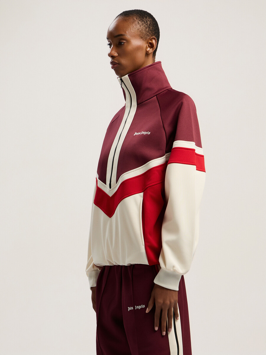 chaqueta deportiva anorak con bloques de color