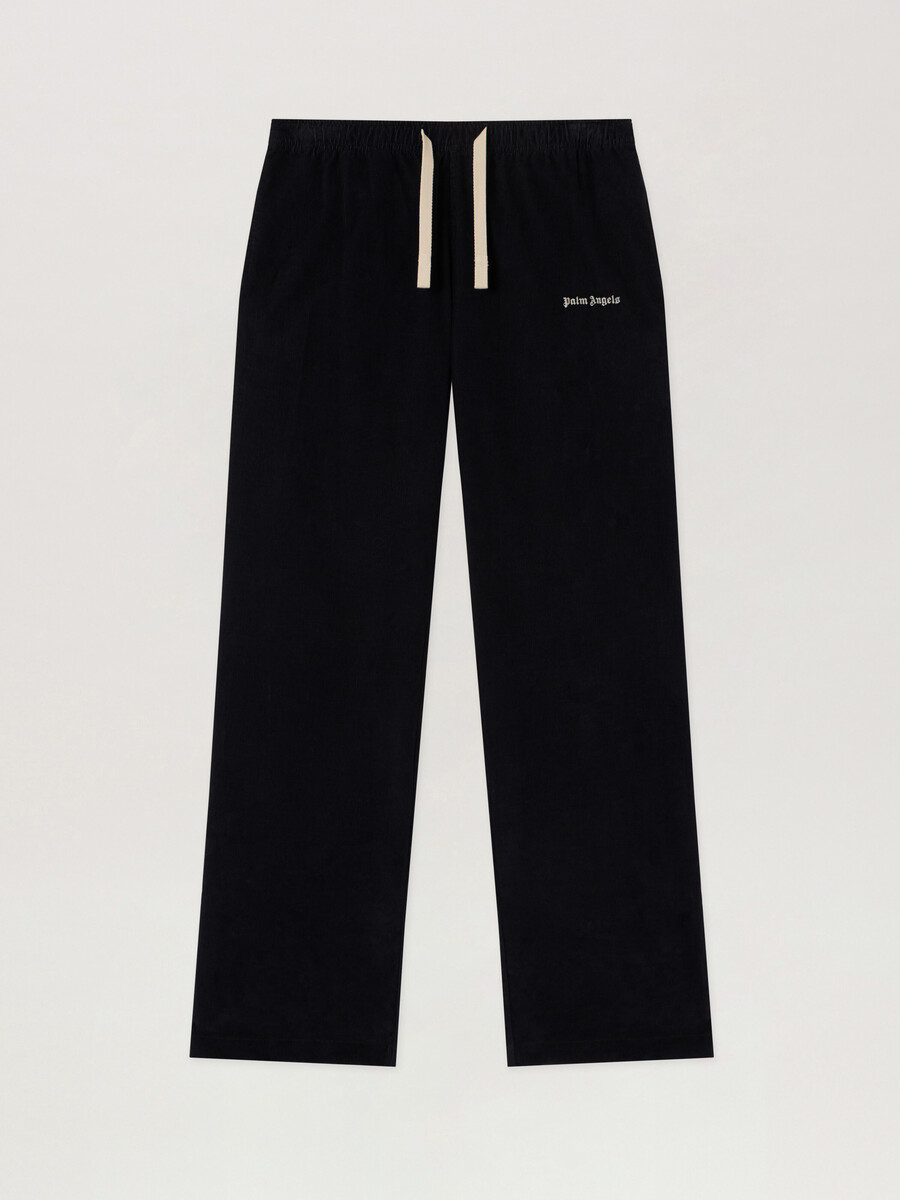 pantalones de viaje de pana con logotipo clásico