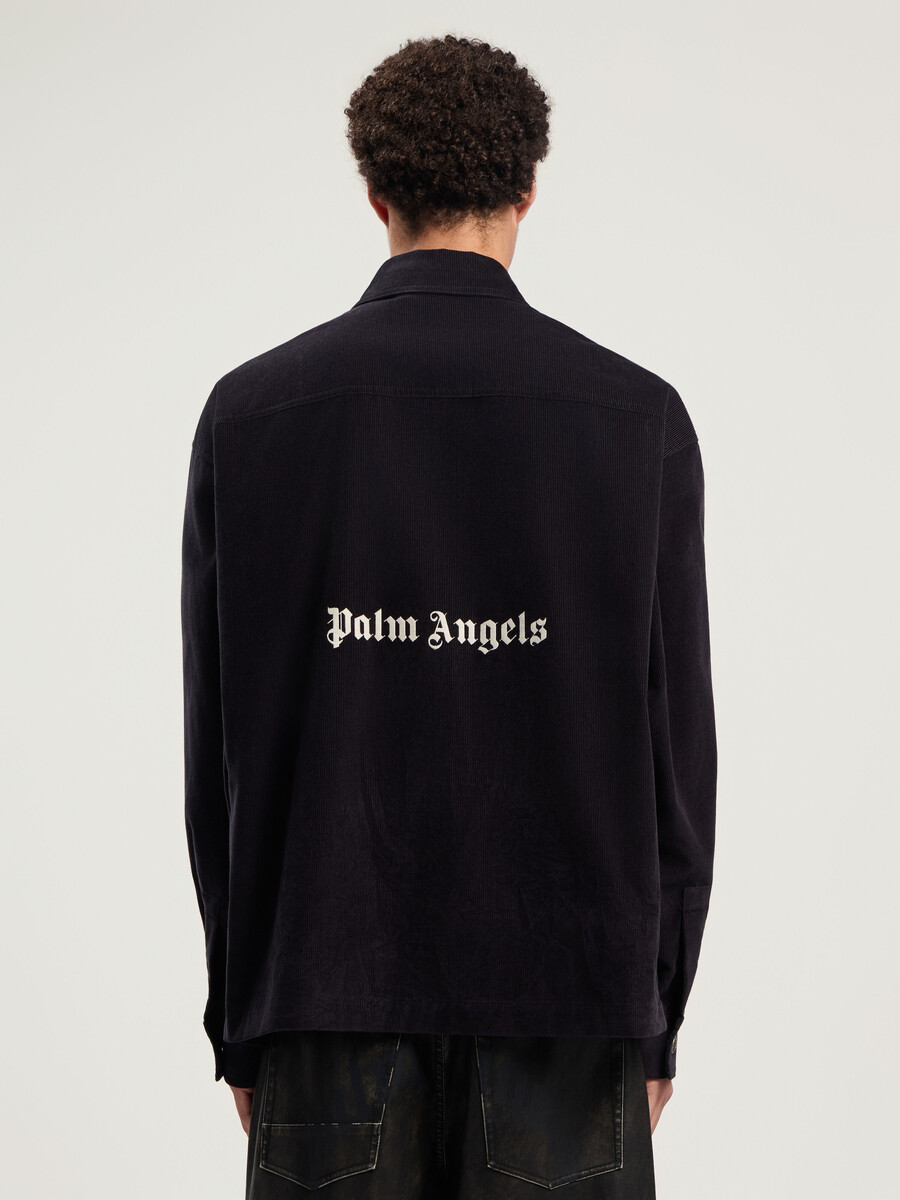 camisa de pana con logotipo clásico
