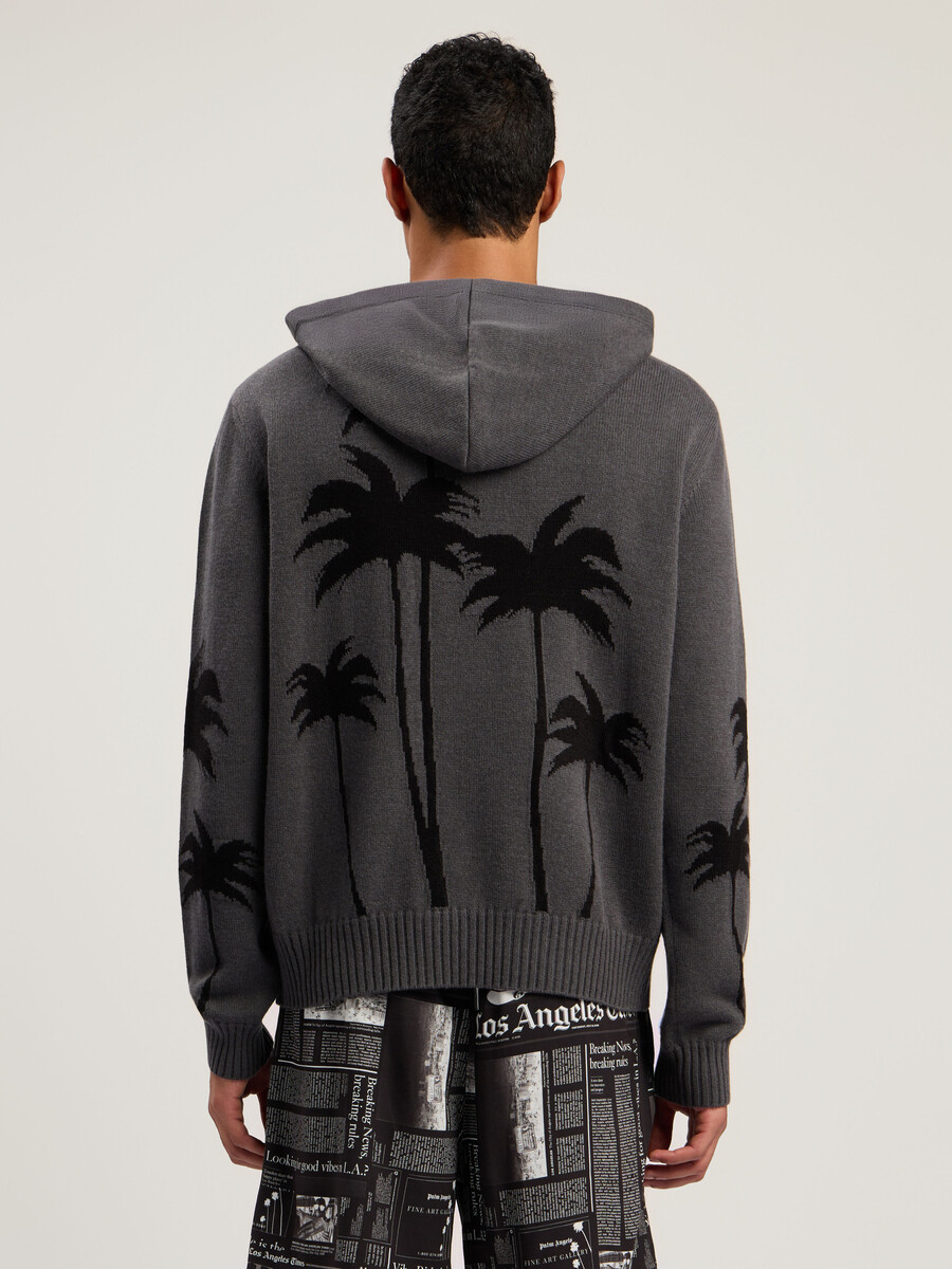 sudadera con capucha de punto back palms