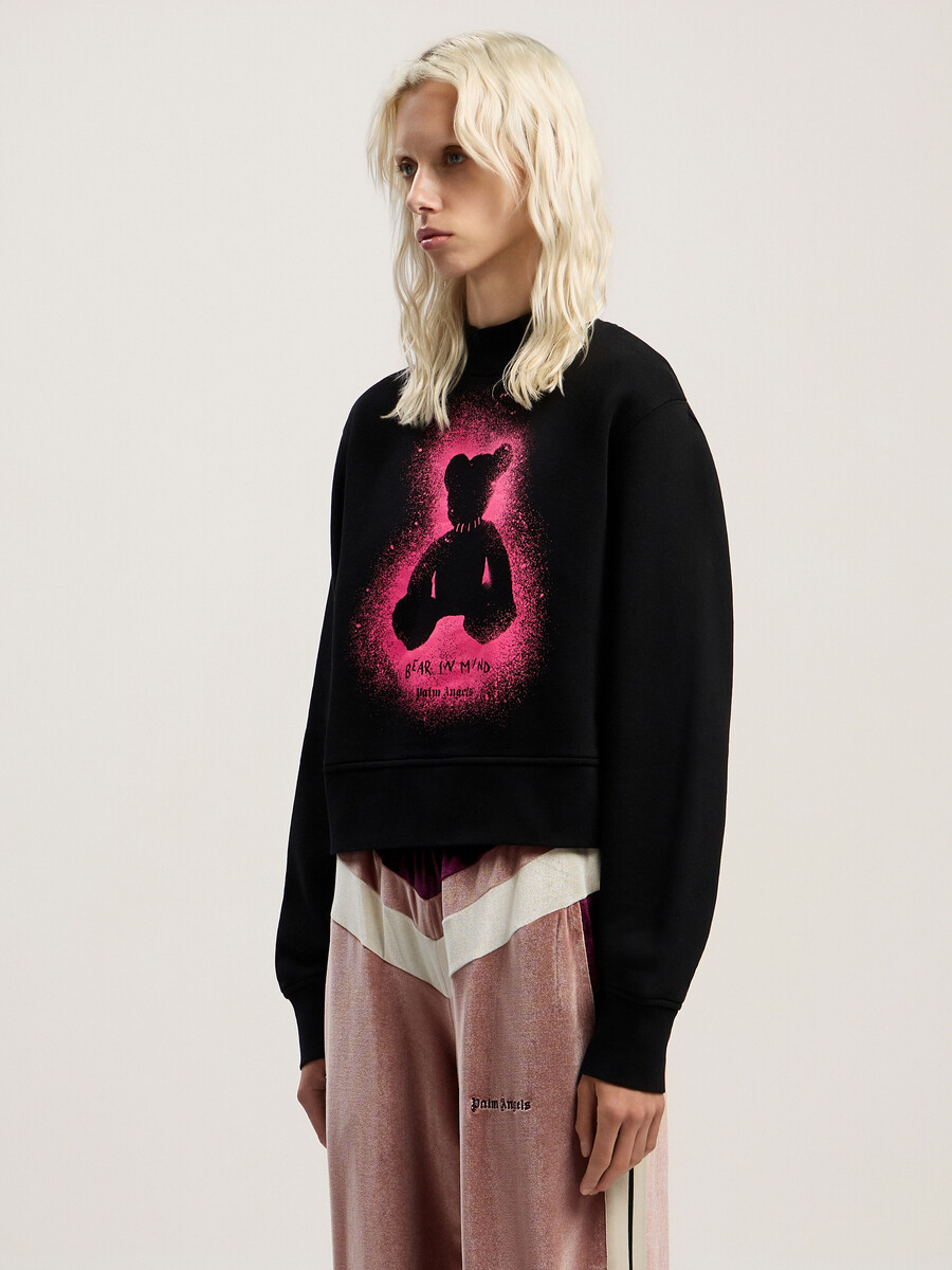 sudadera ajustada con cuello redondo spray bear