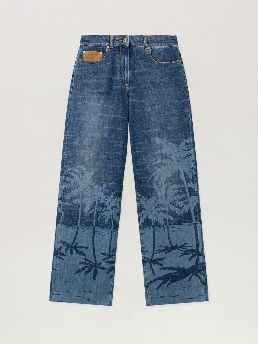 pantalones vaqueros holgados palms