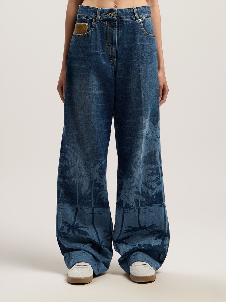 pantalones vaqueros holgados palms