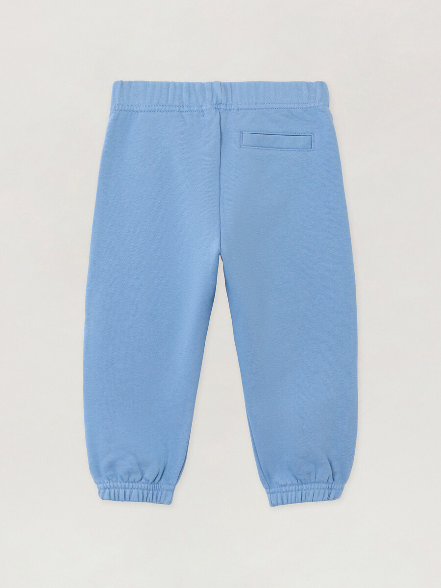 pantalones deportivos con logotipo de gran tamaño