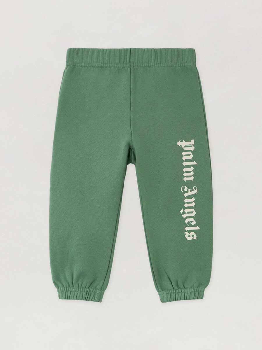 pantalones deportivos con logotipo de gran tamaño