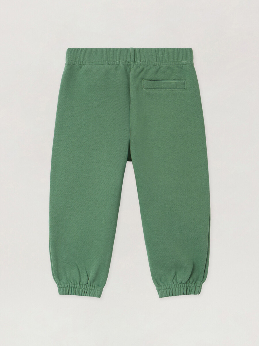 pantalones deportivos con logotipo de gran tamaño