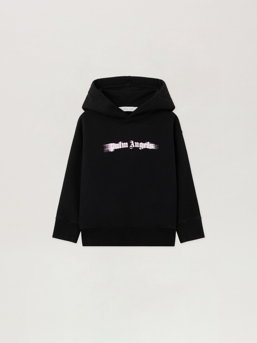 sudadera con capucha con logotipo borroso