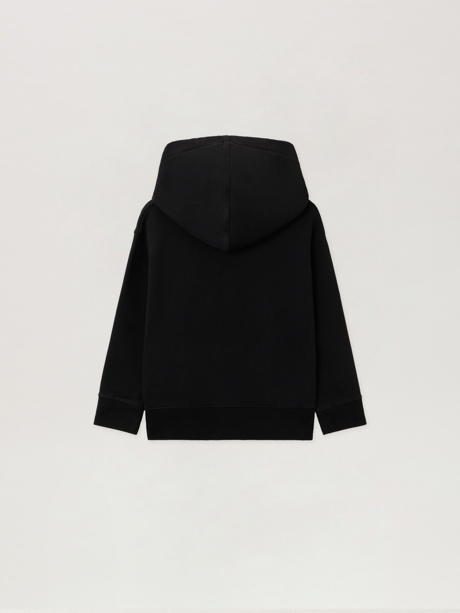 sudadera con capucha con logotipo borroso