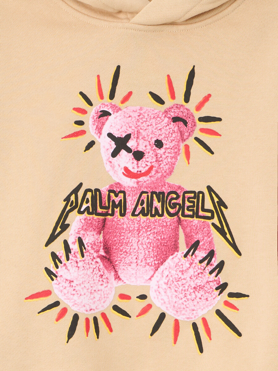sudadera con capucha de oso punk
