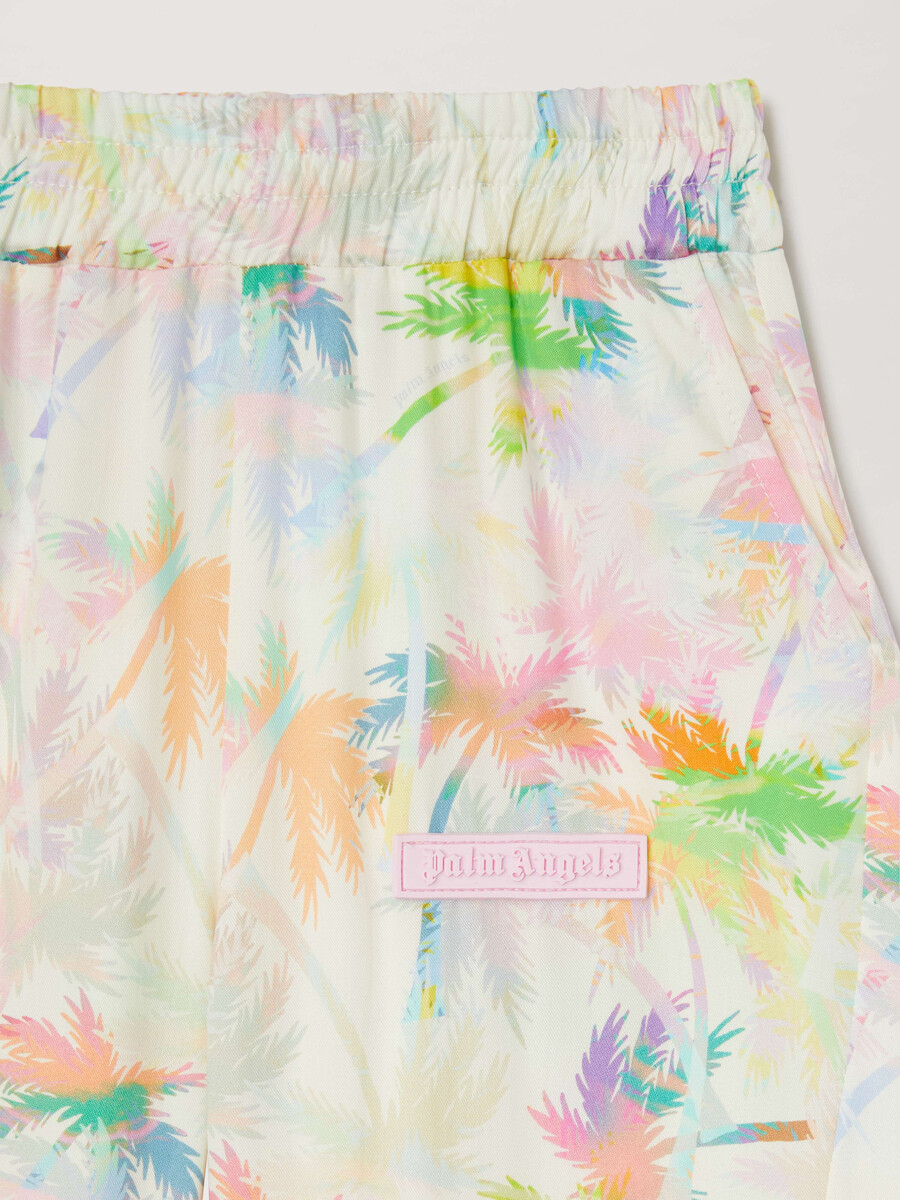 pantalones con divisiÓn de palmas aop