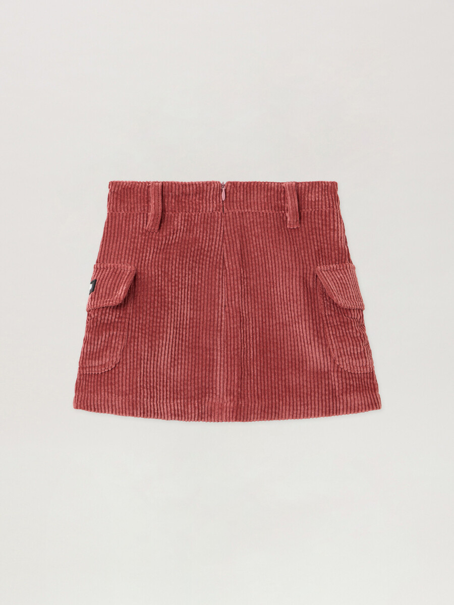 minifalda cargo de pana
