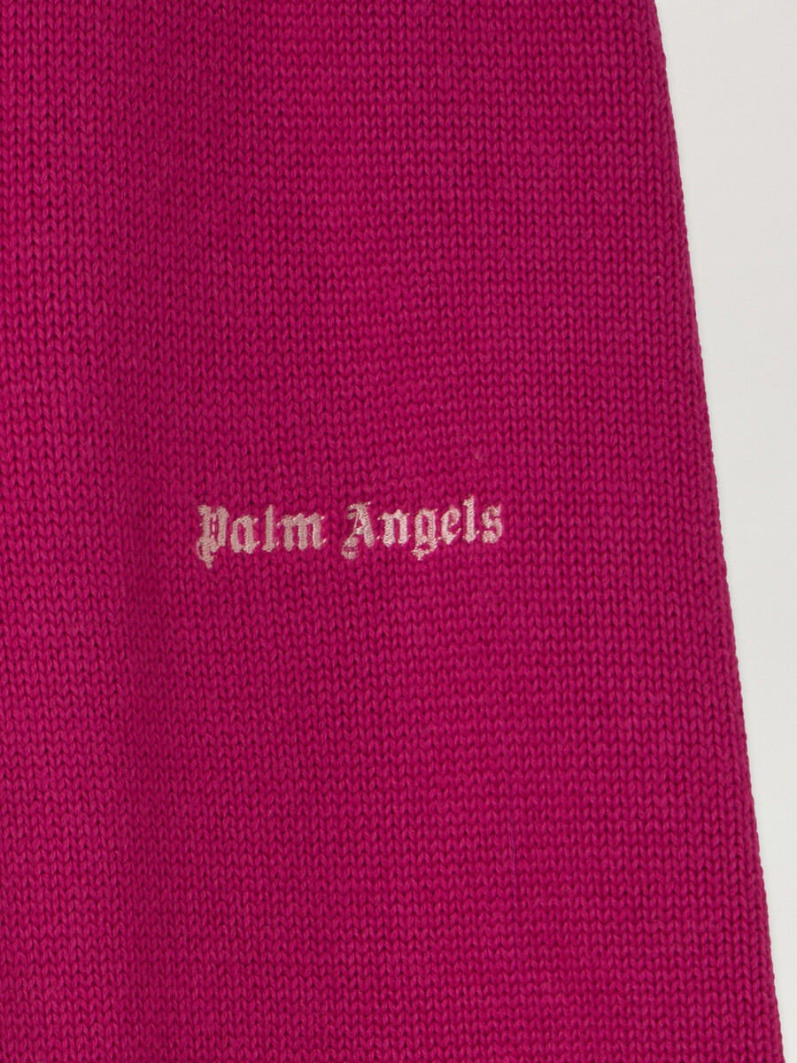pantalones de punto de pierna ancha palms