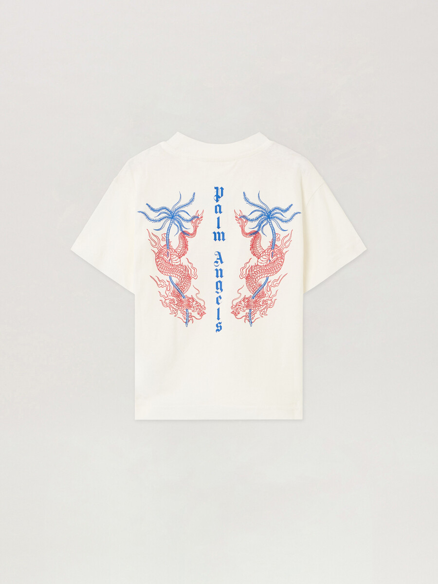 camiseta con tatuaje de dragones