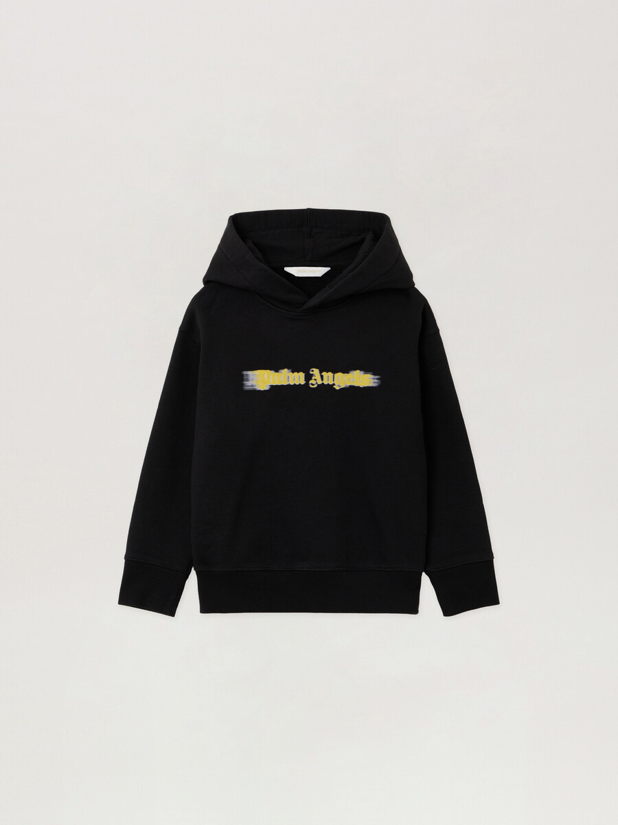 sudadera con capucha con logotipo borroso