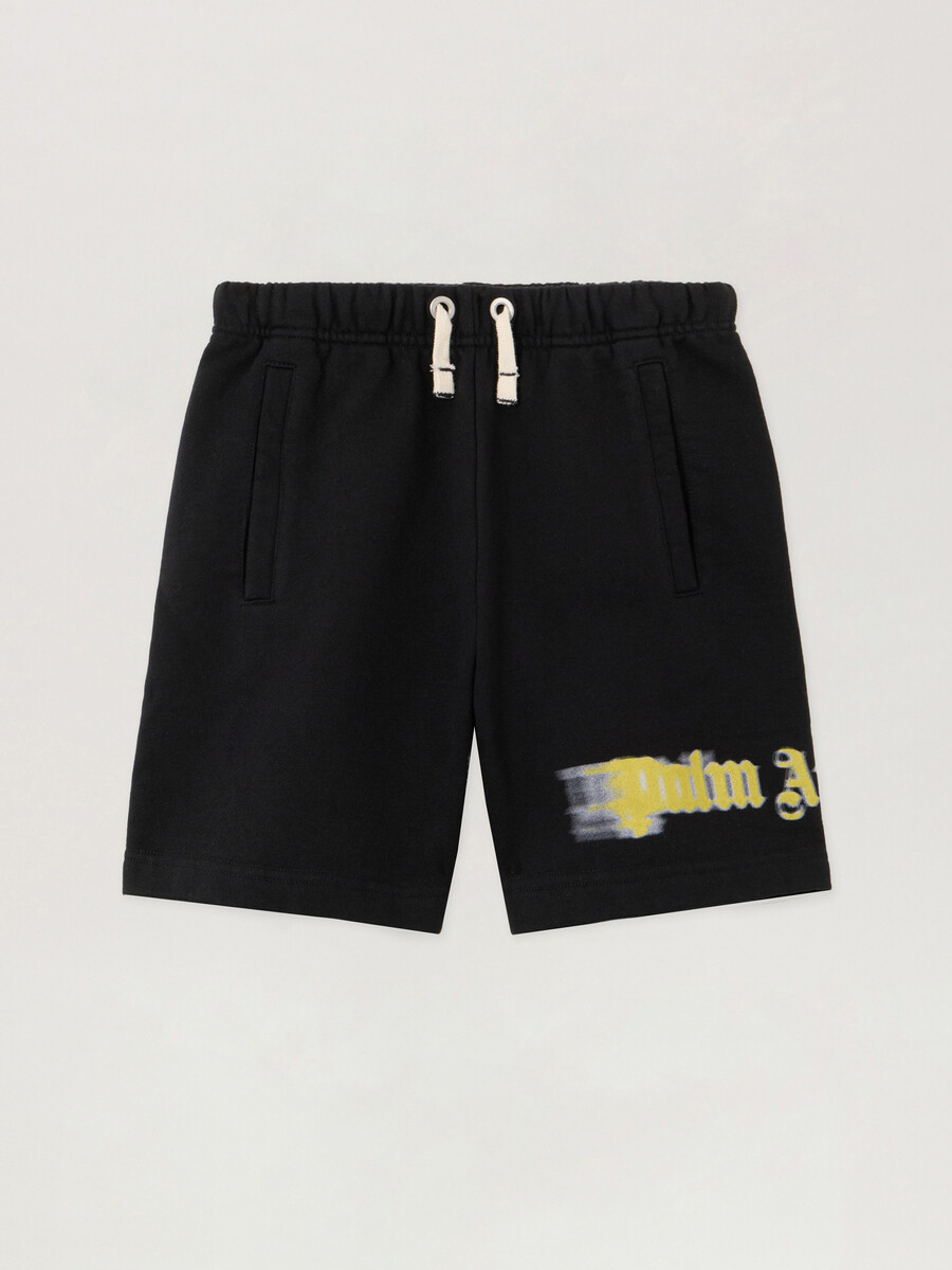 pantalones cortos deportivos con logotipo borroso