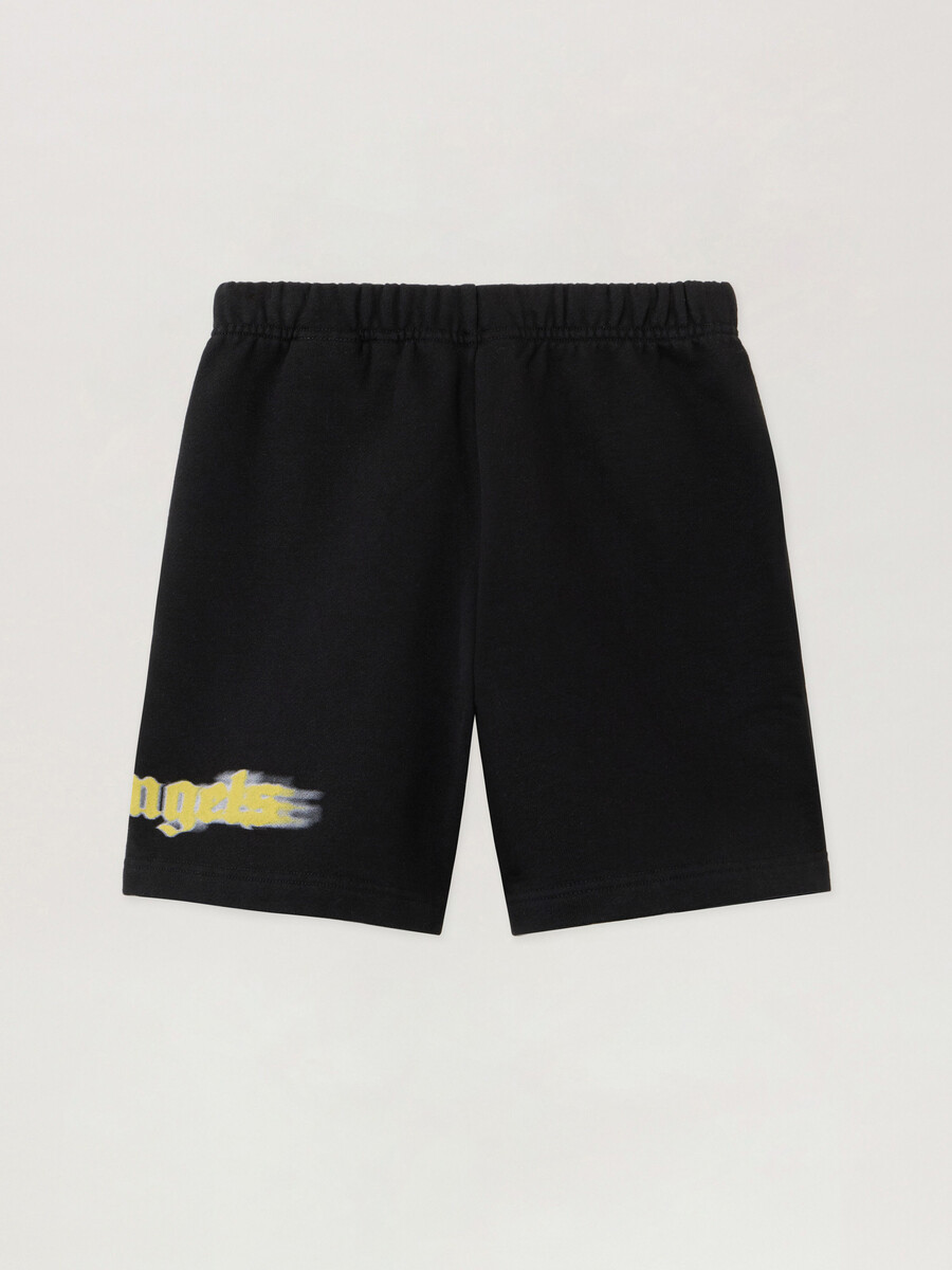 pantalones cortos deportivos con logotipo borroso