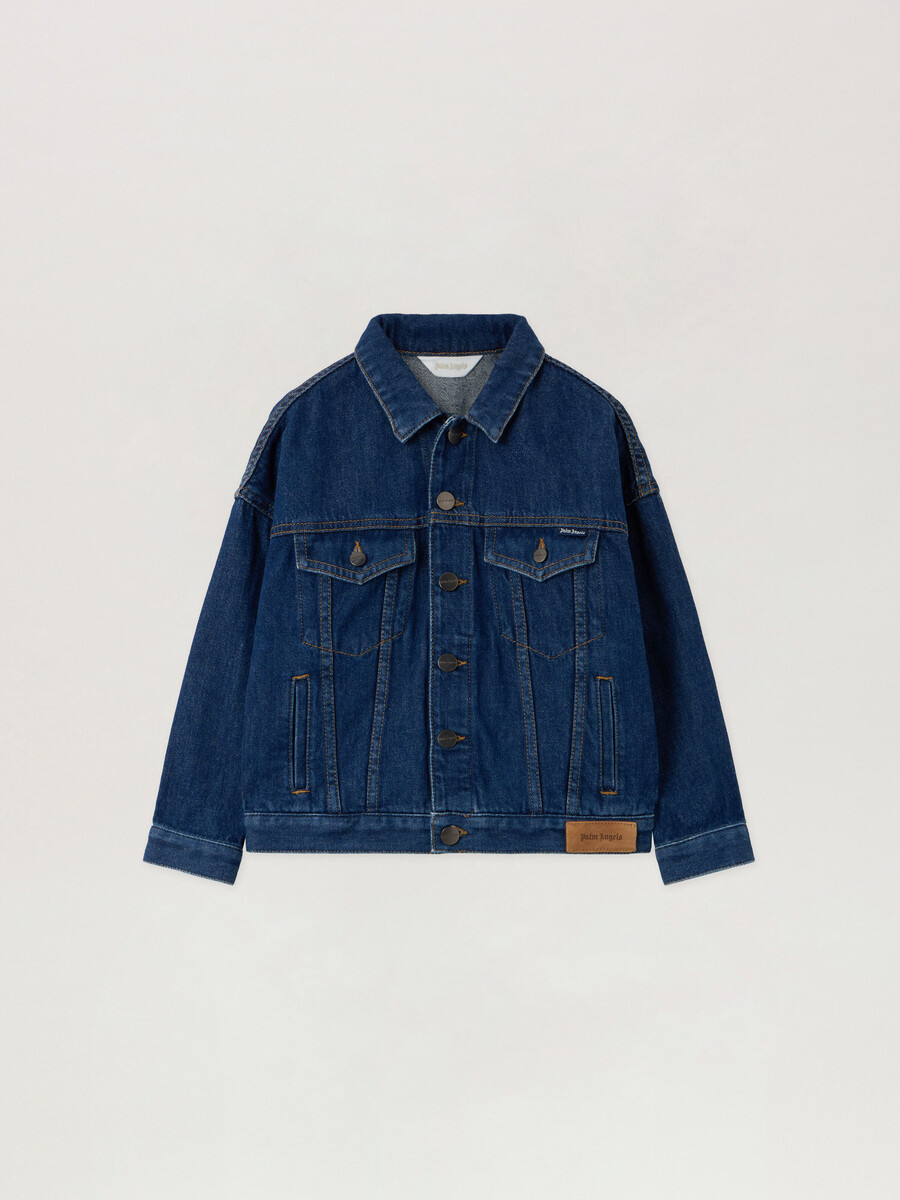 chaqueta vaquera con logotipo clásico