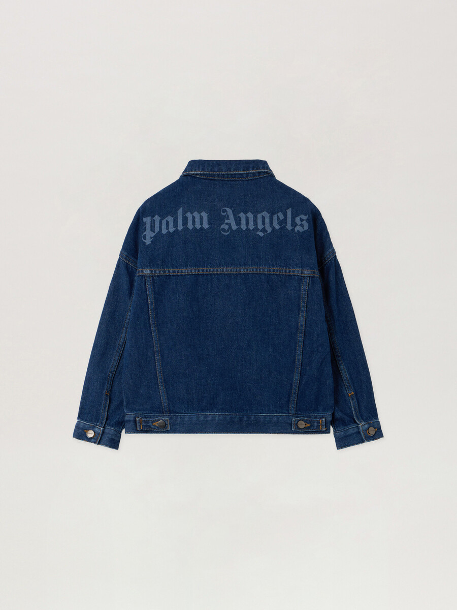 chaqueta vaquera con logotipo clásico