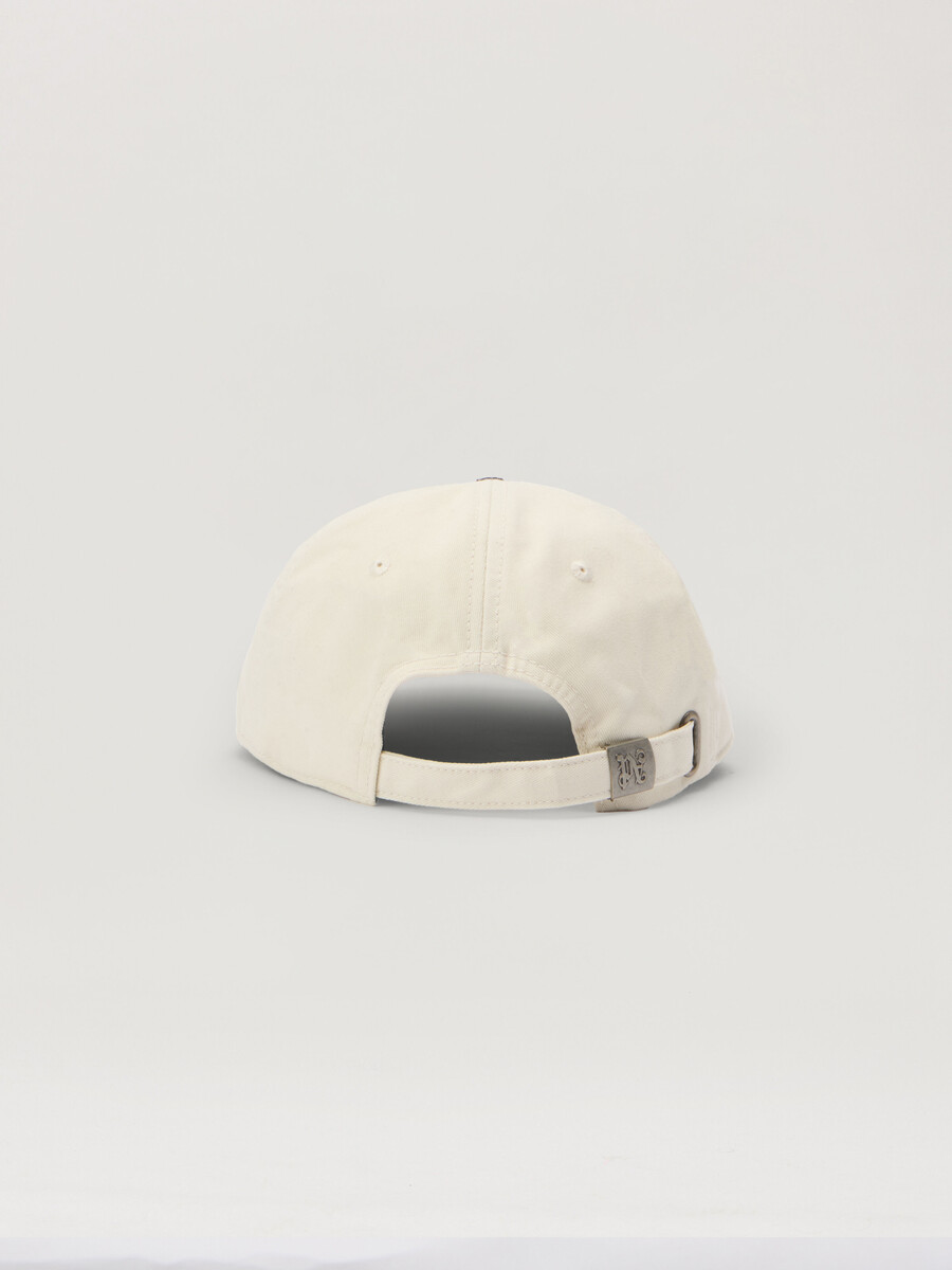gorra tonal con logotipo curvo