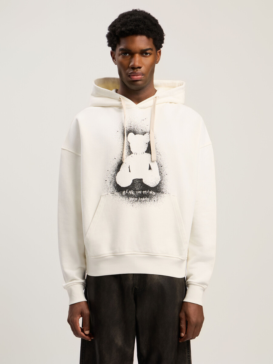 sudadera con capucha holgada spray bear