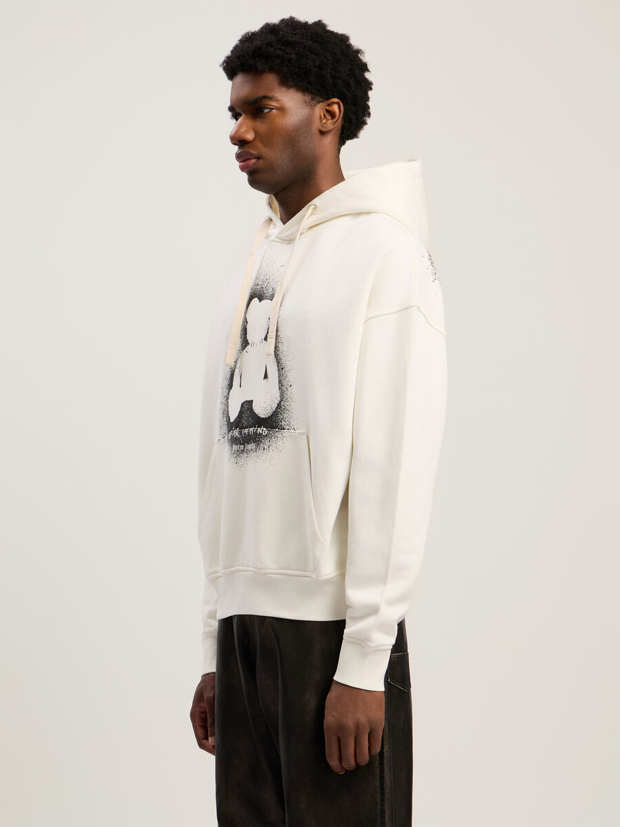 sudadera con capucha holgada spray bear