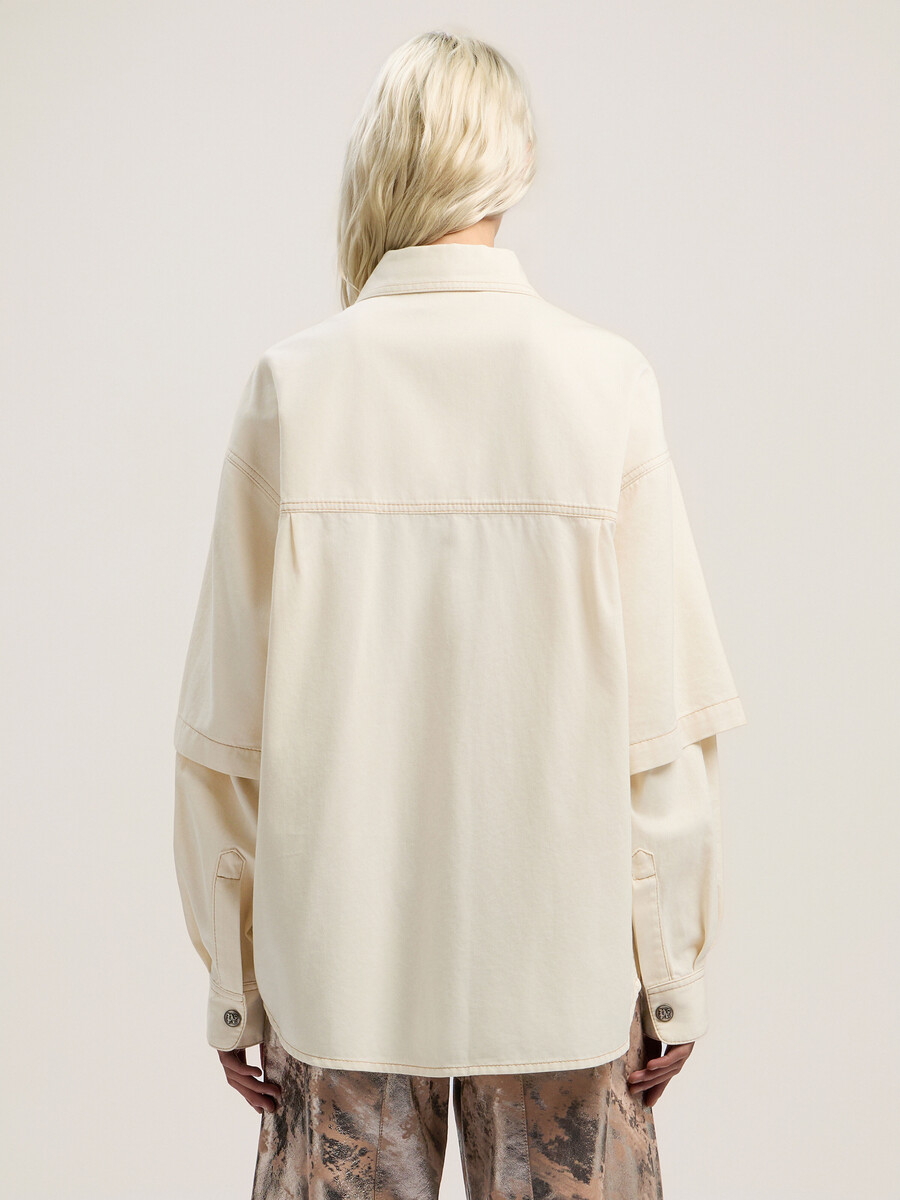 sobrecamisa vaquera híbrida